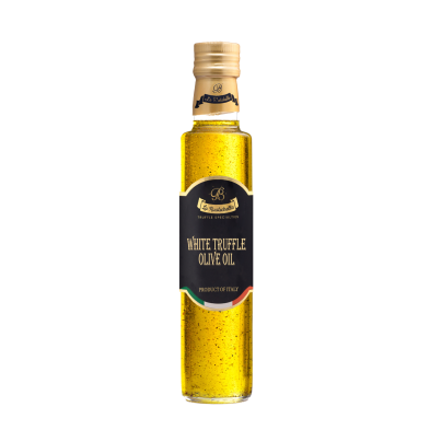 Olio di oliva aromatizzato al tartufo bianco